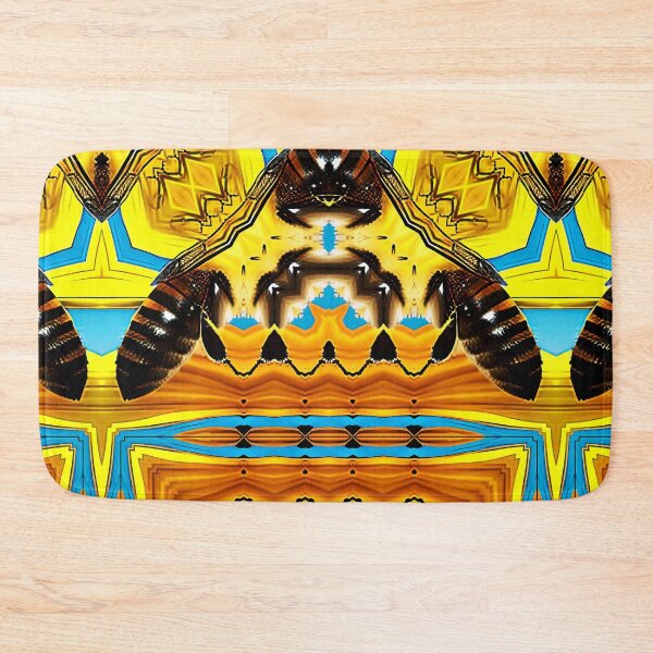 Item preview, *Funny Abstract Bee On A Sunflower Summer Blue Sky Painting* designed and sold by Ralek.