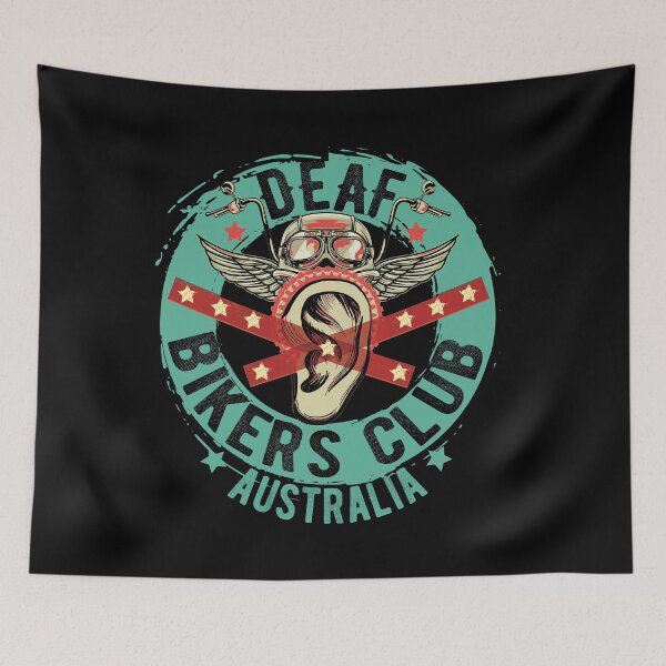 Item preview, deaf bikers club australia designed and sold by themoniae.