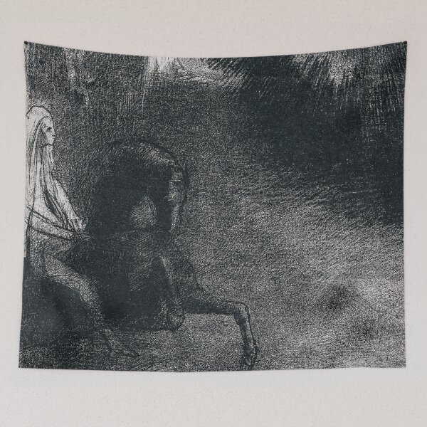 Item preview, Sublunary World (1891) by Odilon Redon designed and sold by BossyCatHome.