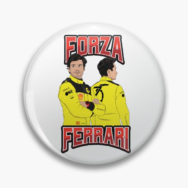 Item preview, Forza Ferrari F1 Charles Leclerc Carlos Sainz Special Yellow Suit Scuderia Ferrari F1 designed and sold by FormulaGTee1.