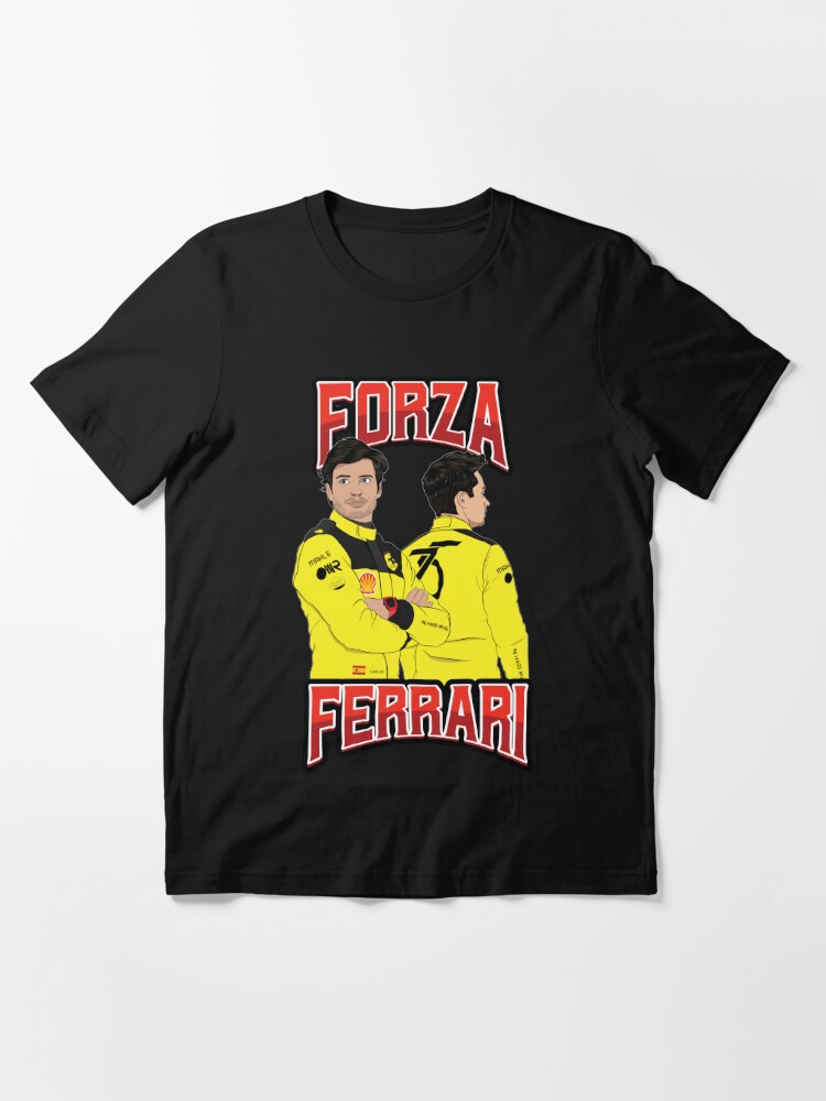 Yellow sales ferrari shirt