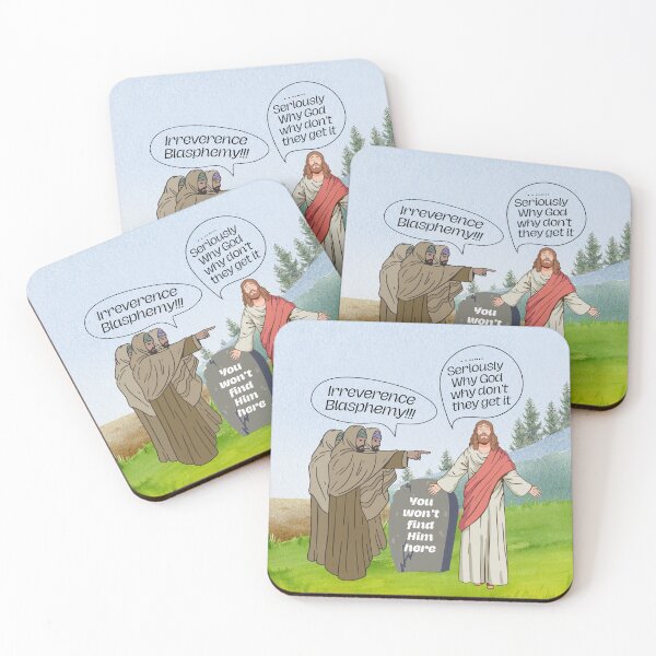 Item preview, Pharisees accusing Jesus of irreverence and blasphemy - Funny Gospel Memes, Empty Tomb, He Is Risen | Christian Typography | Gospel Art | Bible Verses |  designed and sold by MJDezigns.
