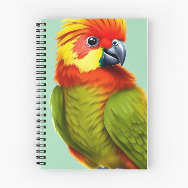 Item preview, Tropical Caique Parrot Design: Colorful and Playful Art for Bird Lovers | Redbubble designed and sold by Eline-Prints.