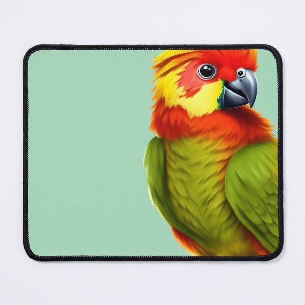 Item preview, Tropical Caique Parrot Design: Colorful and Playful Art for Bird Lovers | Redbubble designed and sold by Eline-Prints.