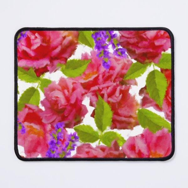Item preview, Lavender Roses Repeated Pattern Surface Seamless Design  designed and sold by Tina Veenstra.