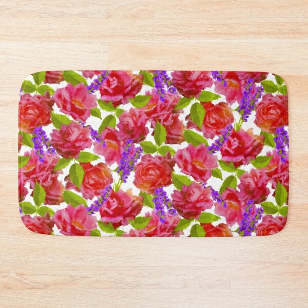 Item preview, Lavender Roses Repeated Pattern Surface Seamless Design  designed and sold by Tina Veenstra.