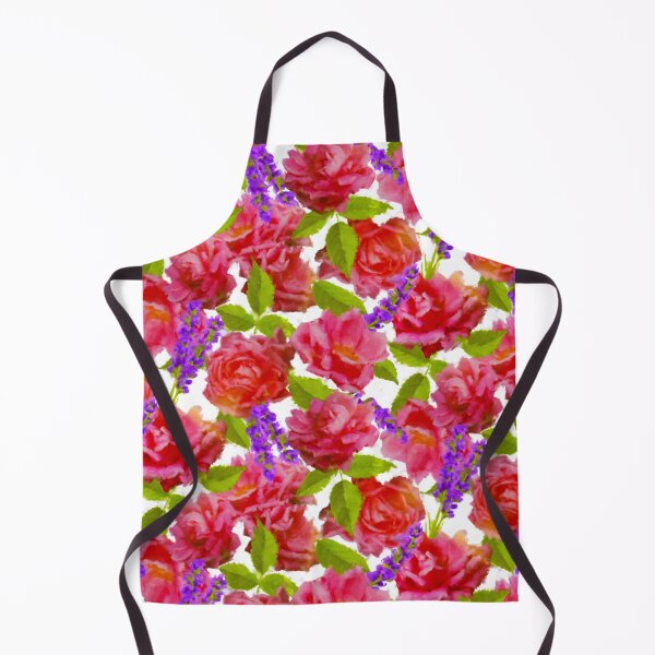 Item preview, Lavender Roses Repeated Pattern Surface Seamless Design designed and sold by Tina Veenstra.