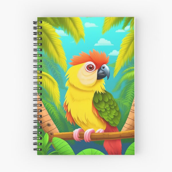 Item preview, Tropical Caique Parrot Design: Colorful and Playful Art for Bird Lovers | Redbubble designed and sold by Eline-Prints.