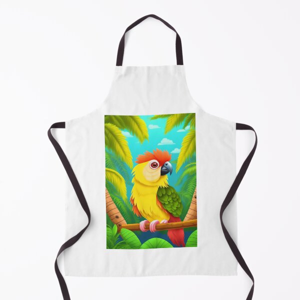 Item preview, Tropical Caique Parrot Design: Colorful and Playful Art for Bird Lovers | Redbubble designed and sold by Eline-Prints.