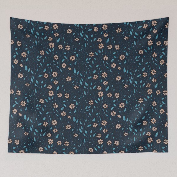 Item preview, Minimalistic floral pattern designed and sold by 9CreativeCorner.