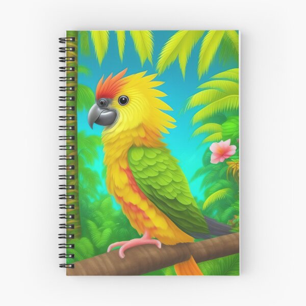 Item preview, Tropical Caique Parrot Design: Colorful and Playful Art for Bird Lovers | Redbubble designed and sold by Eline-Prints.