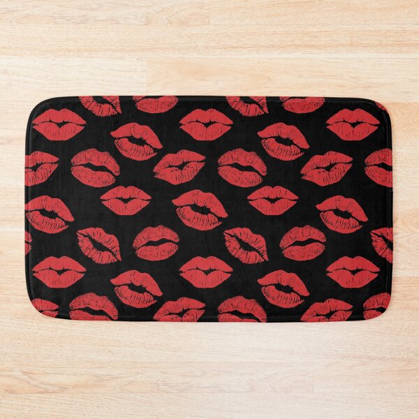 Item preview, Red Lipstick Stain Pattern designed and sold by thelustrous.