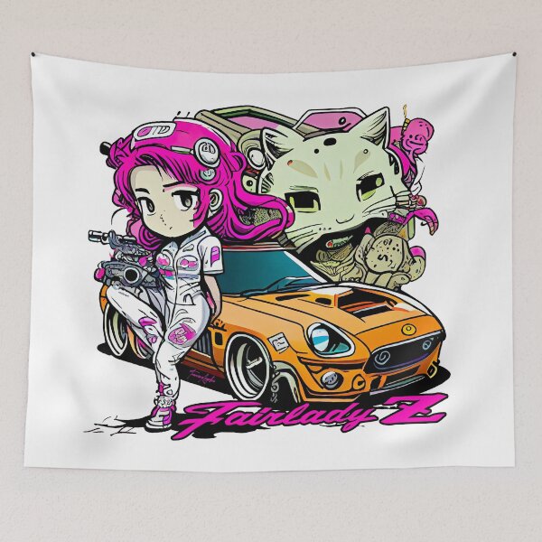 Artikelvorschau, Nissan FairladyZ - Süße Miezekatze entworfen und verkauft von RacerX-ink.