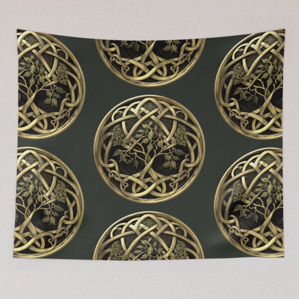 Item preview, Celtic symbol Mojenn fantasy style dragon designed and sold by MojennEditions.