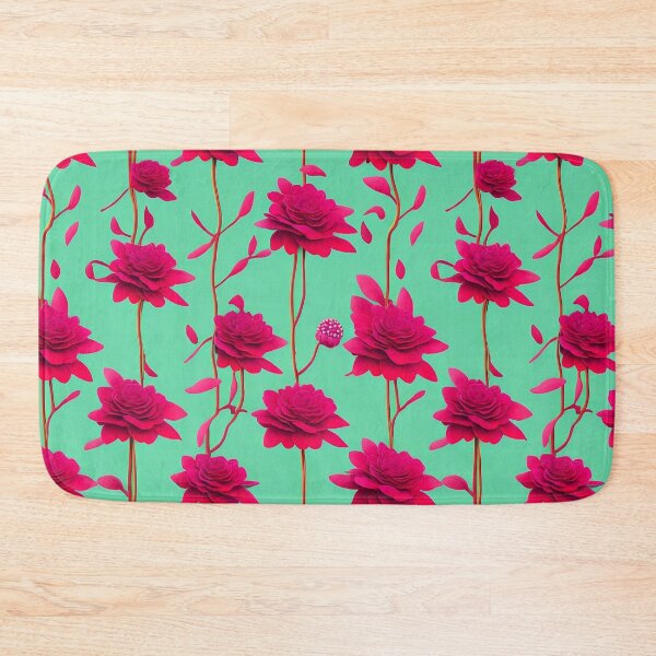 Item preview, seemless rose floral pattern designed and sold by 9CreativeCorner.