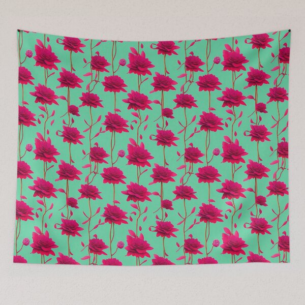 Item preview, seemless rose floral pattern designed and sold by 9CreativeCorner.
