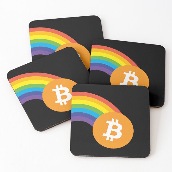 Item preview, Bitcoin Rainbow designed and sold by Strawberry Spiced Designs.