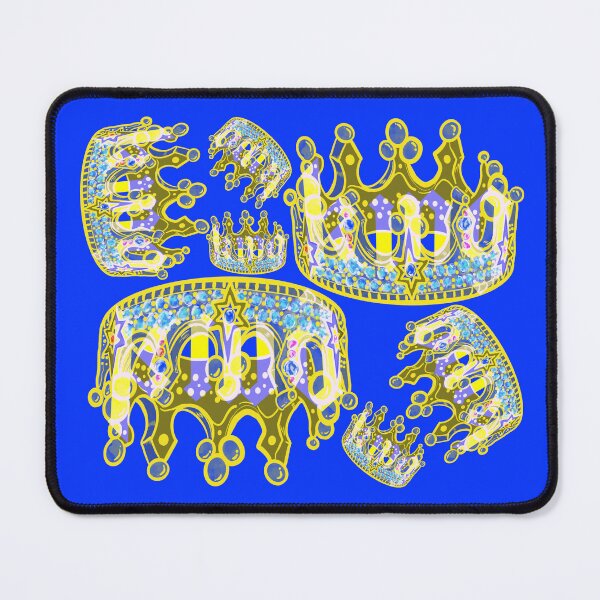 Item preview, KINGS CROWN BLUE designed and sold by GIVENGRACE.ART.