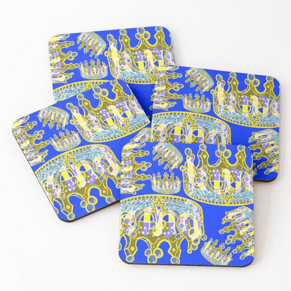 Item preview, KINGS CROWN BLUE designed and sold by GIVENGRACE.ART.