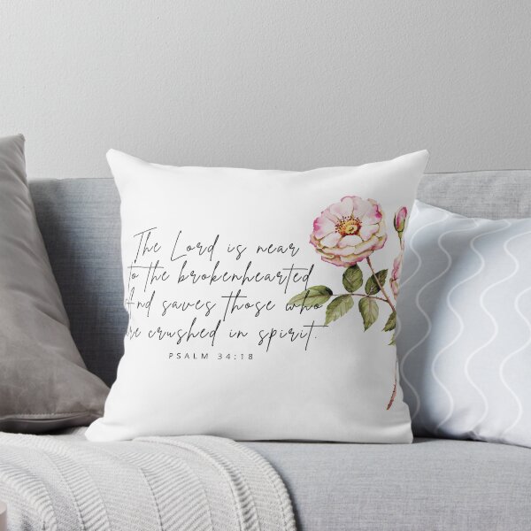 Item preview, The Lord is near to the brokenhearted.  Scripture wall art, greeting card designed and sold by nancybernard.