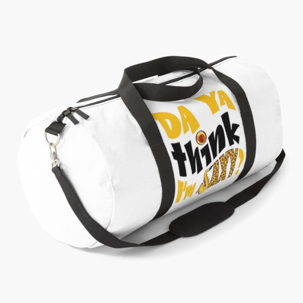Item preview, DA YA THINK I'M SAXY ? - MUSIC PUN - FUNNY ALLITERATION JOKE black & yellow designed and sold by KoolDsignsMUSIC.