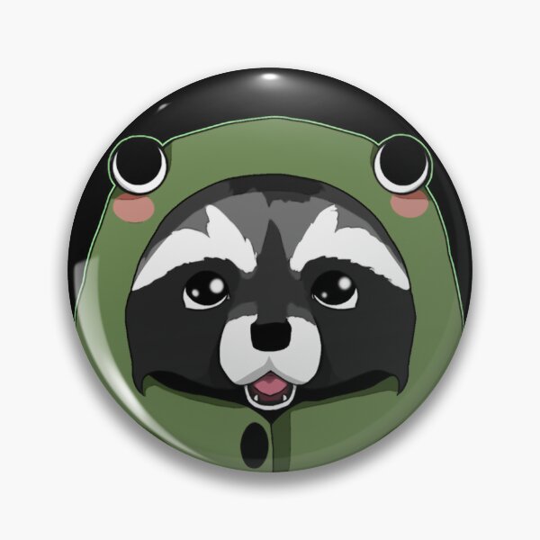 Item preview, Happy racoon in frog suit designed and sold by Killyciraptor.