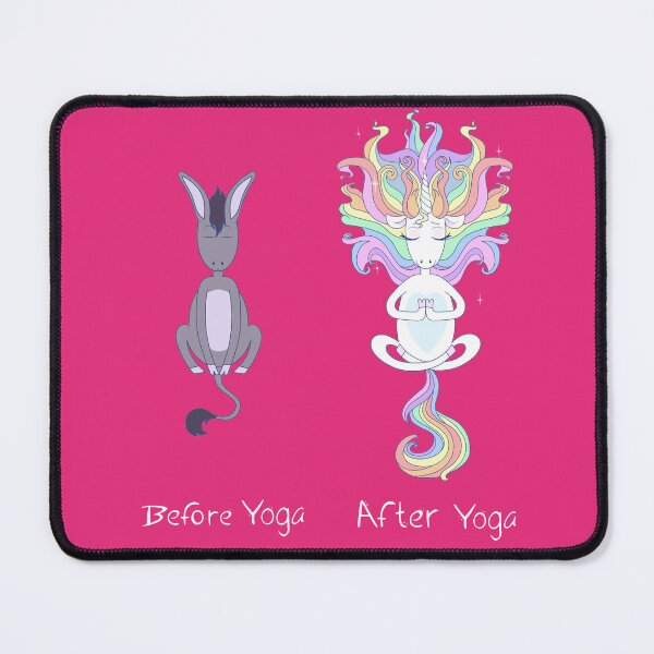 Item preview, Funny Unycorn Before & After Yoga designed and sold by cometos.
