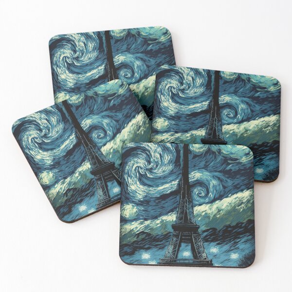 Item preview, Starry Night Over Paris designed and sold by OccultDreams.