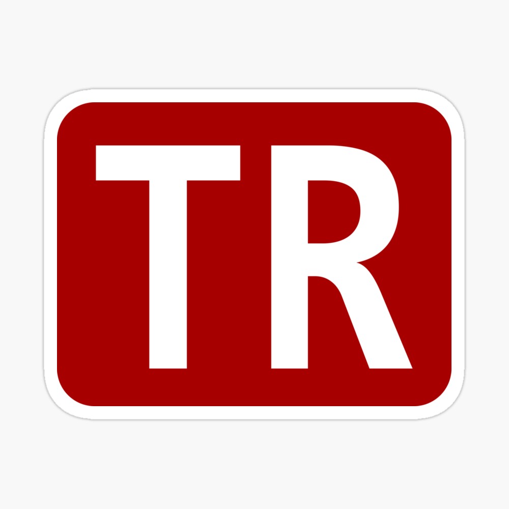 TR Initials Canvas Print