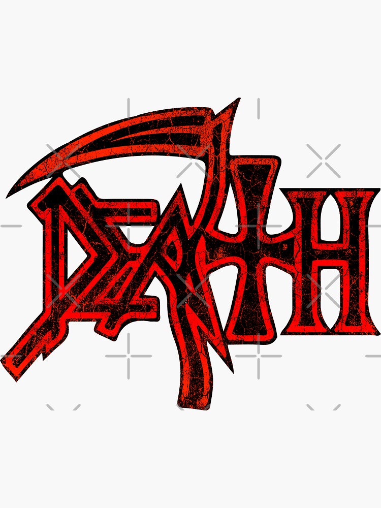 "Death Band Logo" Sticker for Sale by CineArtzz Redbubble