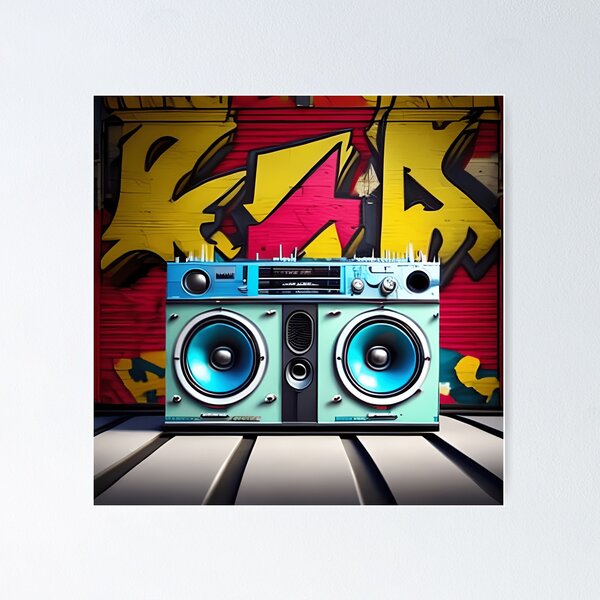 Boombox Posters | for Sale Redbubble
