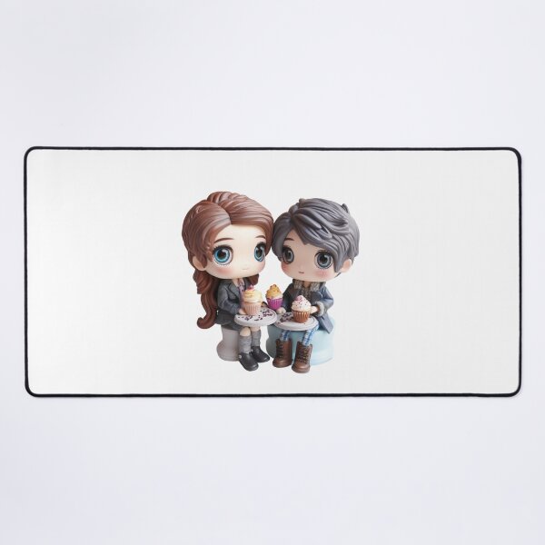 Item preview, Adorable Anime Chibi Dolls - The First Date designed and sold by TVBArchive.