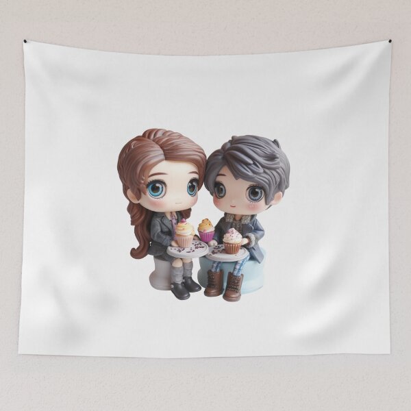 Item preview, Adorable Anime Chibi Dolls - The First Date  designed and sold by TVBArchive.
