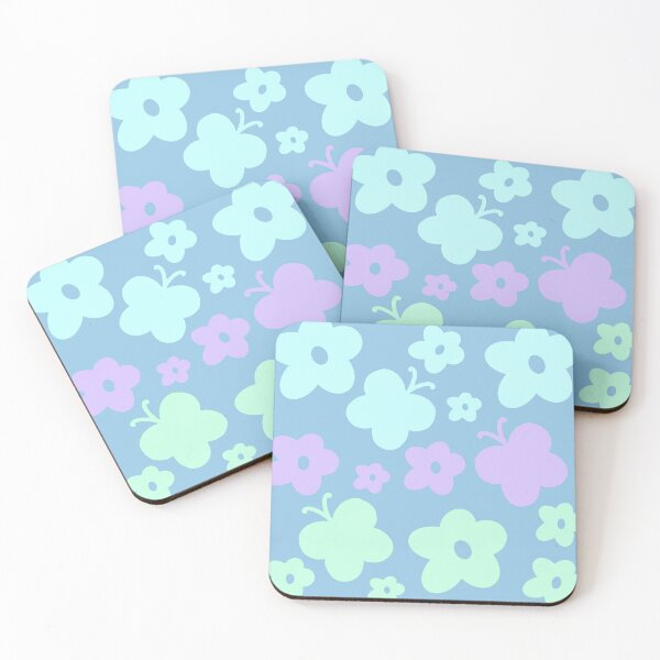 Item preview, Butterflies and Flowers light colors designed and sold by awsomepatterns.