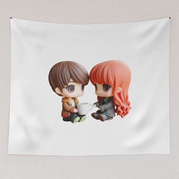 Item preview, Adorable Chibi Dolls In Love - The First Date  designed and sold by TVBArchive.