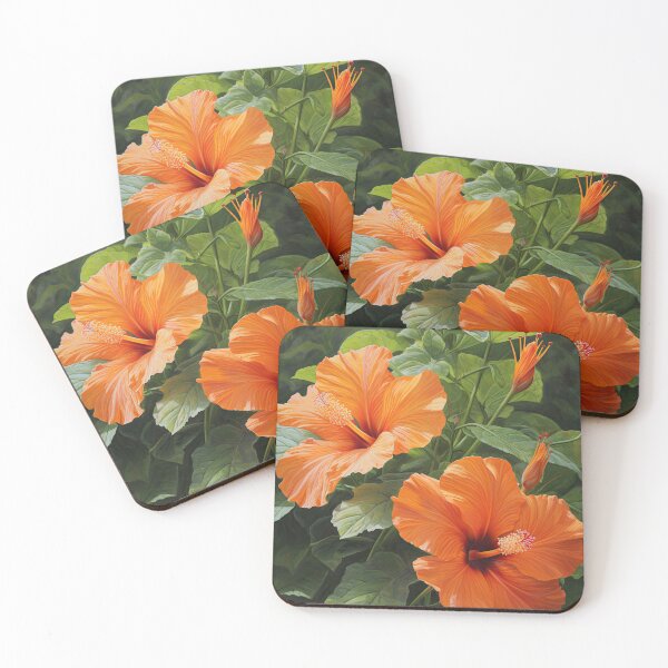 Item preview, Orange Hibiscus designed and sold by Vanover Designs.