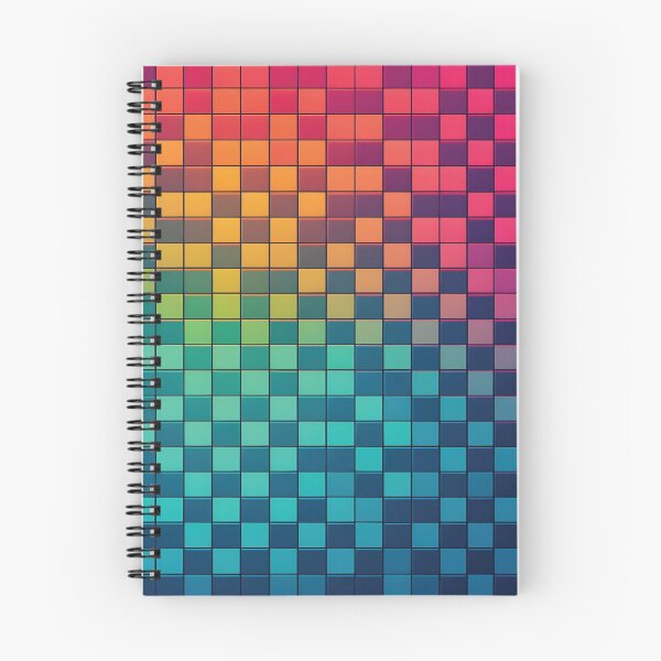 Item preview, Rainbow Pixel Colorful Checker Pattern designed and sold by PatternBestFan.