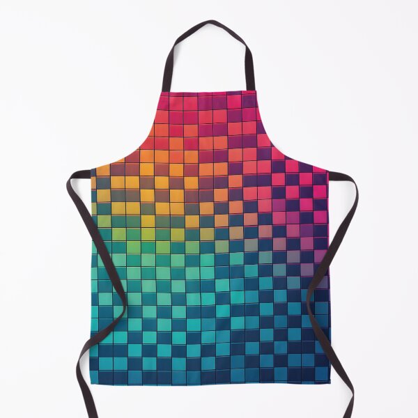 Item preview, Rainbow Pixel Colorful Checker Pattern designed and sold by PatternBestFan.