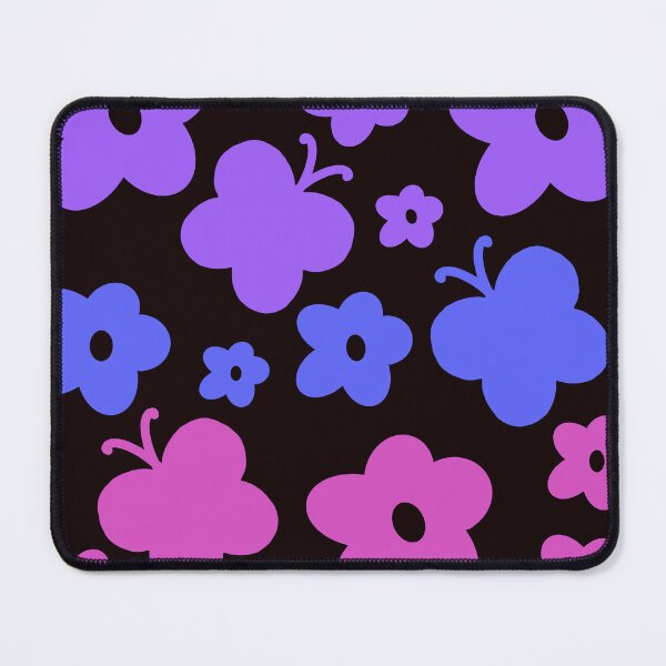 Item preview, Butterflies and Flowers purple to hot pink designed and sold by awsomepatterns.