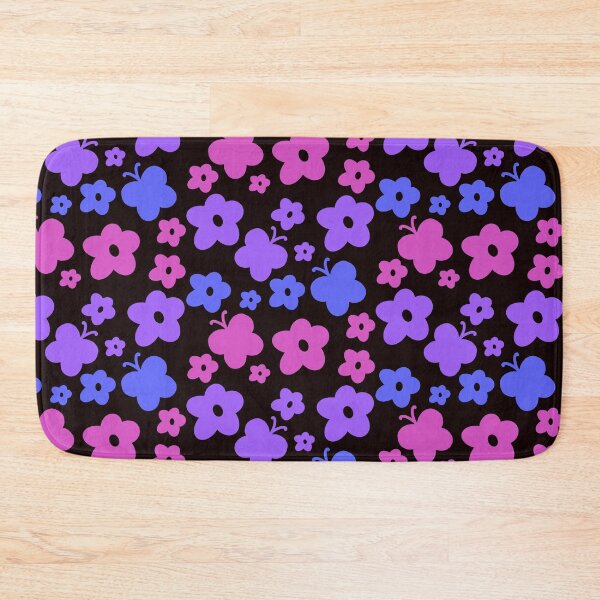 Item preview, Butterflies and Flowers purple to hot pink designed and sold by awsomepatterns.