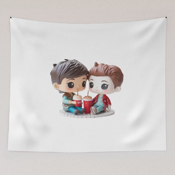Item preview, Adorable Chibi Dolls In Love - The First Date  designed and sold by TVBArchive.