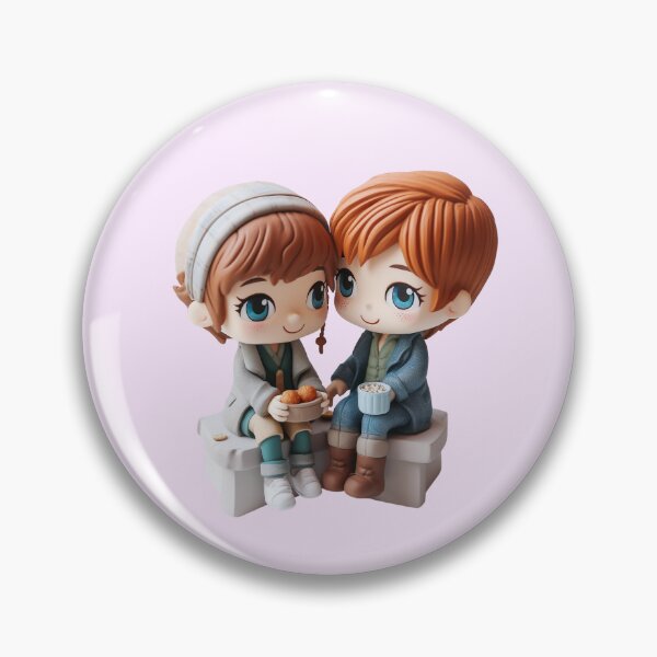Item preview, Cute Chibi Dolls In Love - The First Date  designed and sold by TVBArchive.