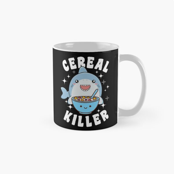 Item preview, Cereal Killer Funny Kawaii Shark  designed and sold by NNDraw.