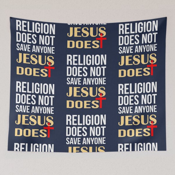 Item preview, Religion does not save anyone Jesus does designed and sold by smallcatvn.