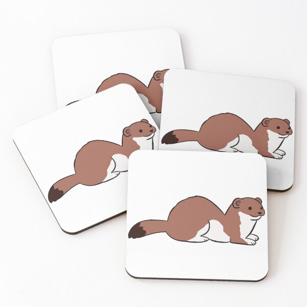 Item preview, Cute weasel illustration  designed and sold by Yarafantasyart.