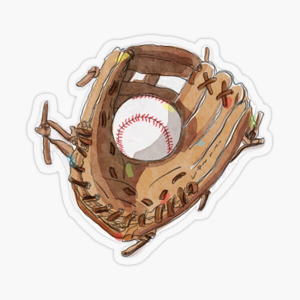 Baseball Glove Stickers