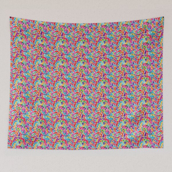 Item preview, A colourful abstract pattern designed and sold by soulfulfaces.