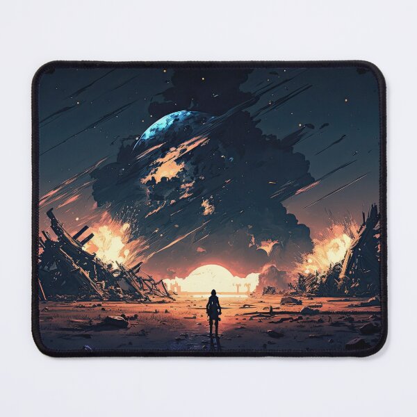 Item preview, Cyberpunk Apocalyptic Scene 'The Doom' designed and sold by SKAYAT.