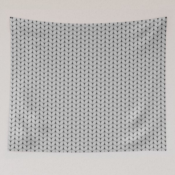 Item preview, Light Gray Faux Knit Print designed and sold by thelustrous.