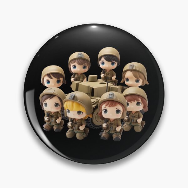 Item preview, Girls Military Chibi Dolls Plattoon - Ready For Battle designed and sold by TVBArchive.
